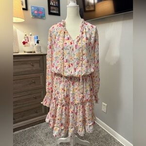 Lightweight, Excellent condition multicolor dress.